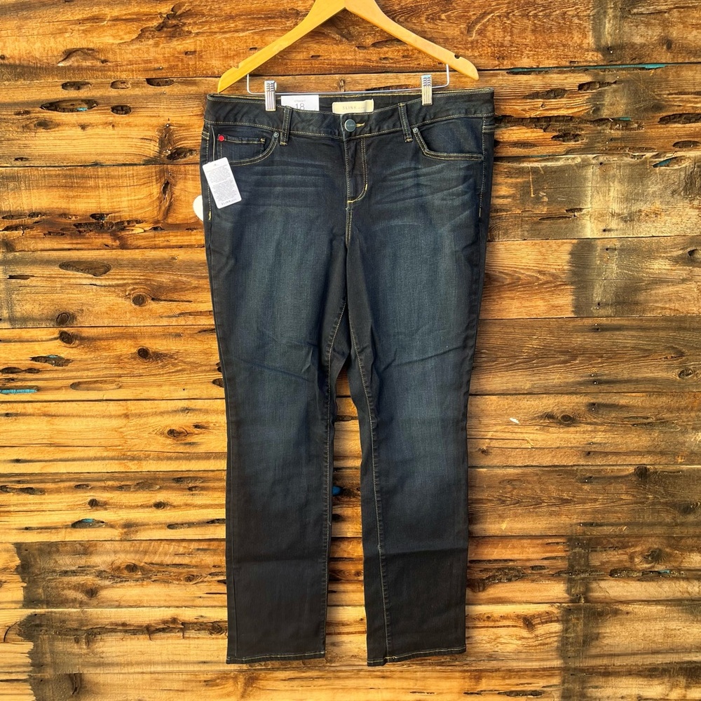 SLINK JEANS | NWT Dark Blue Straight Women's Jeans 18
